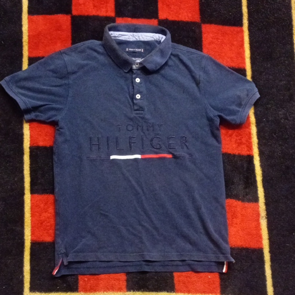 Tommy Hilfiger Polo Shirt (L)(Organic Cotton)